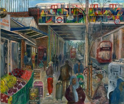 Ladbroke Grove Just Before Lockdown: 4, The Station by Mary Kuper