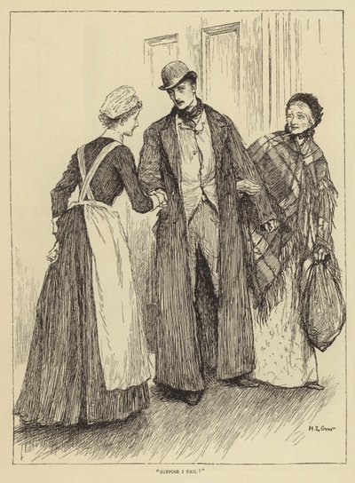 Illustration for The Story of a Nurse, by Honnor Morten by Mary L. Gow