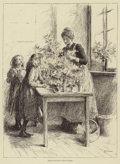 Illustration for The Story of a Nurse, by Honnor Morten by Mary L. Gow