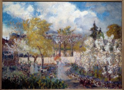 The Garden of Claude Monet at Giverny by Mary Louise MacMonnies