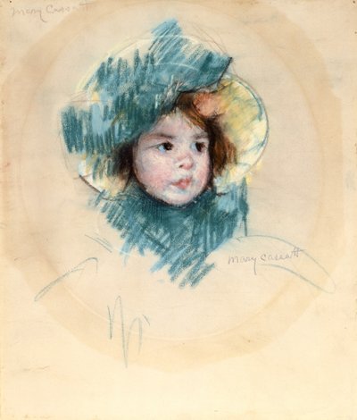 Head of Margot by Mary Stevenson Cassatt