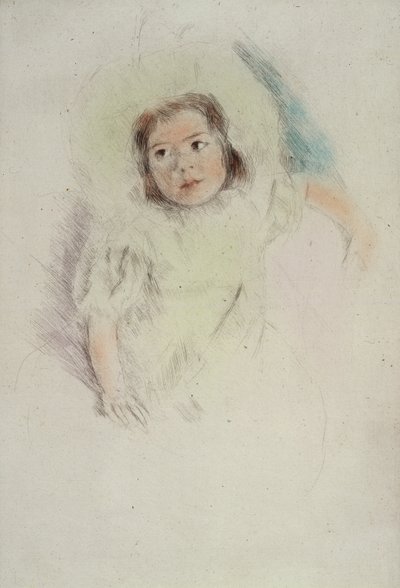 Margot Wearing a Bonnet by Mary Stevenson Cassatt