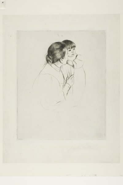 Peasant Mother and Child, c.1895 by Mary Stevenson Cassatt