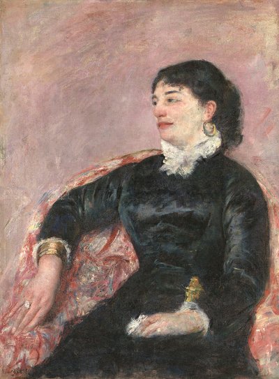 Portrait of an Italian Lady by Mary Stevenson Cassatt