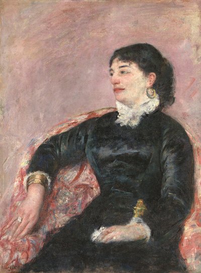 Portrait of an Italian Lady by Mary Cassatt