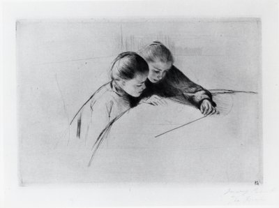 The Map, or The Lesson by Mary Stevenson Cassatt