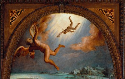 The Fall of Icarus (detail) by Maso da San Friano