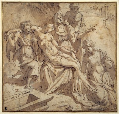 The Pieta by Maso da San Friano