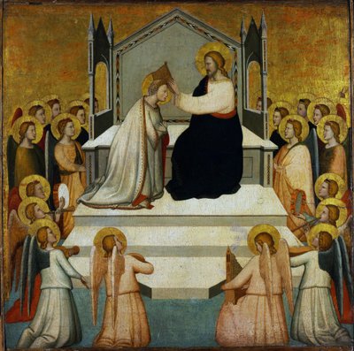 The Coronation of the Virgin by Maso di Banco