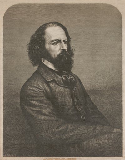 Portrait of Alfred, Lord Tennyson by Mason Jackson