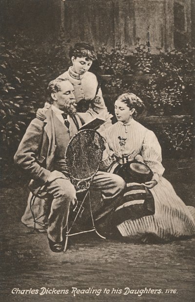 Charles Dickens Reading to His Daughters by Mason and Co.