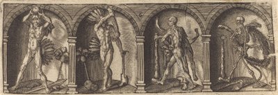 Various Portraits and Figures VI by Master AD