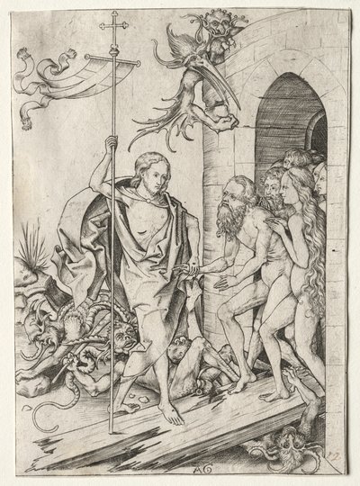Passion of Jesus Christ: The Descent into Limbo, 1400s by Master AG