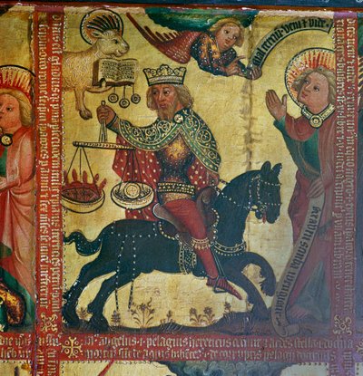 Painting Showing the Emperor Titus by Master Bertram of Hamburg