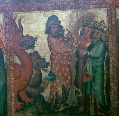 Panel forty-four of the Altar of the Apocalypse, 15th century by Master Bertram of Hamburg