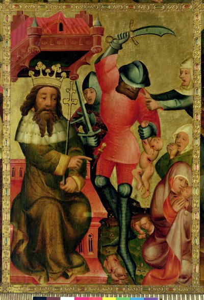 The Massacre of the Innocents (detail) by Master Bertram of Minden