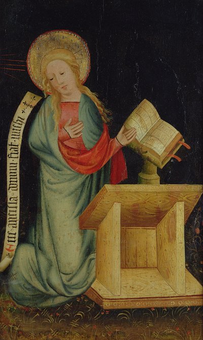 Virgin of the Annunciation, from The Harvester Altar by Master Bertram of Minden