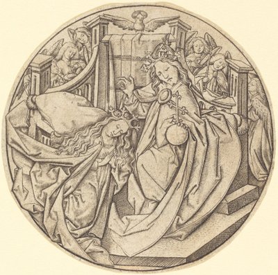Christ Blessing the Virgin by Master E.S.