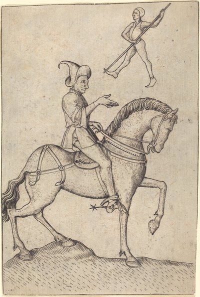 The Knight of Men by Master E.S.