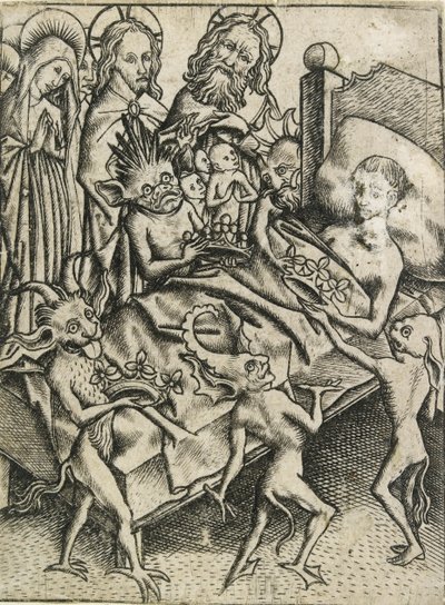 The Temptation of Avarice by Master ES