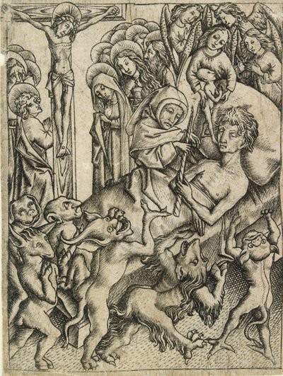 The Triumph Over All Temptation in the Hour of Death by Master ES