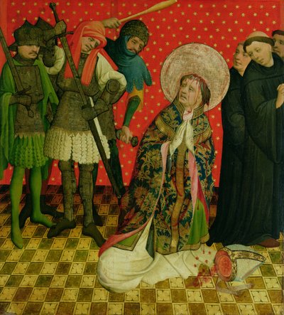 The Martyrdom of St. Thomas of Canterbury, panel from the St. Thomas Altar from St. John