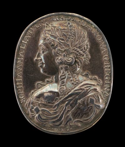 Sophia Amelia, Wife of Frederick III (reverse) by Master H.L.T.
