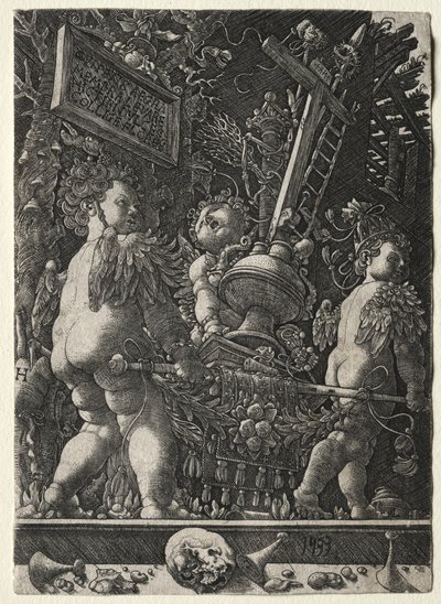 Angels Carrying the Emblems of the Passion by Master H. L.