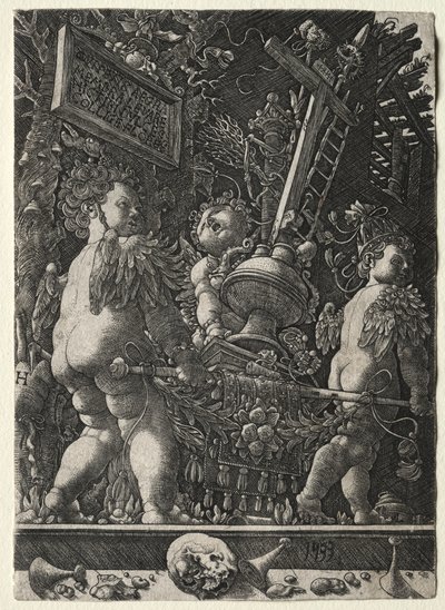 Angels Carrying the Emblems of the Passion by Master H. L.