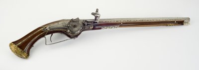 One of Pair of Wheel-Lock Holster Pistols, c.1650 by Master H. W.