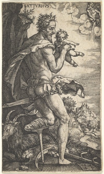 Saturn from The Gods Who Preside Over the Planets by Master I.B.