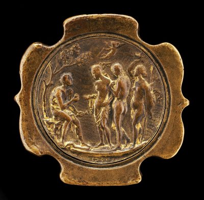 Sword Pommel with Inset Plaquette of The Judgment of Paris, second half 15th century by Master IO.FF.