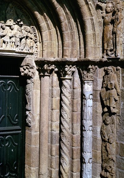 Portico de las Platerias with Images of the Epiphany and the Passion (detail) by Master Mateo