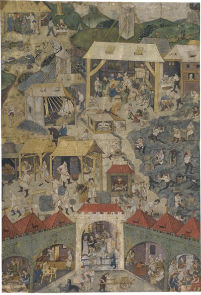 Silver Mining and Processing in Kutná Hora by Master Matheus