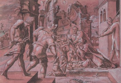 Adoration of the Shepherds, 1540-1560 by Master Of The Liechtenstein Adoration
