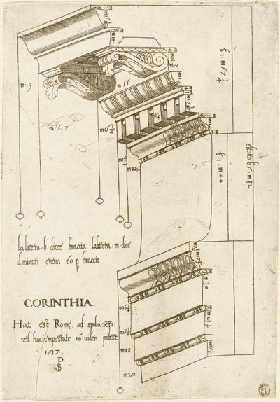 Entablature from the Basilica Ulpia, Rome by Master PS