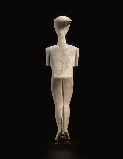 Cycladic reclining female figure, name-piece of the Schuster Master, Early Cycladic II, c.2400 BC by Master Schuster