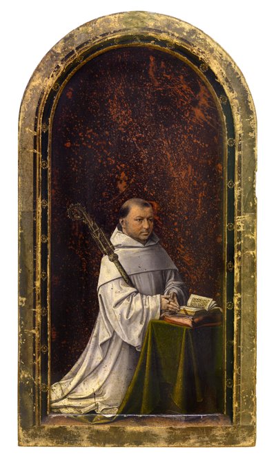 Diptych of Robrecht de Clercq, Abbot of Ter Duinen by Master of 1499