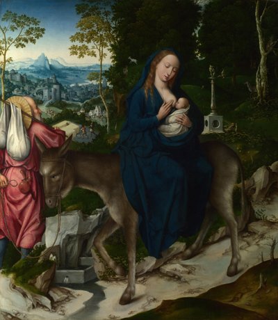 The Flight into Egypt (Panel from an Altarpiece) by Master of 1518