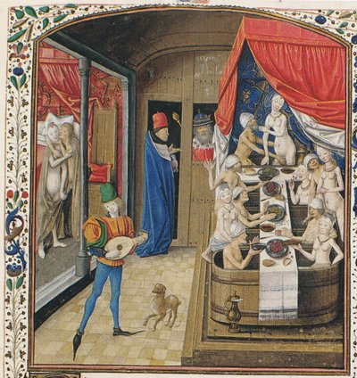 A Bathhouse. From Facta et dicta memorabilia by Valerius Maximus by Master of Anthony of Burgundy