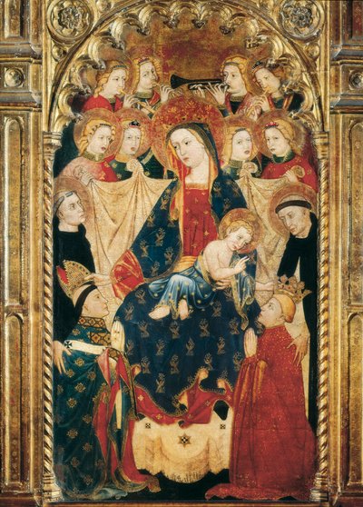 Altarpiece of the Virgin of Archbishop Don Sancho Rojas (14-15th century) (detail) by Master of Archbishop Don Sancho Rojas