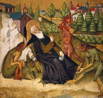 Temptation of Saint Anthony in the Desert by Master of Bonnat