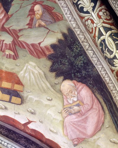 Fresco in chapel at Basilica of Santa Maria Assunta by Master of Crea