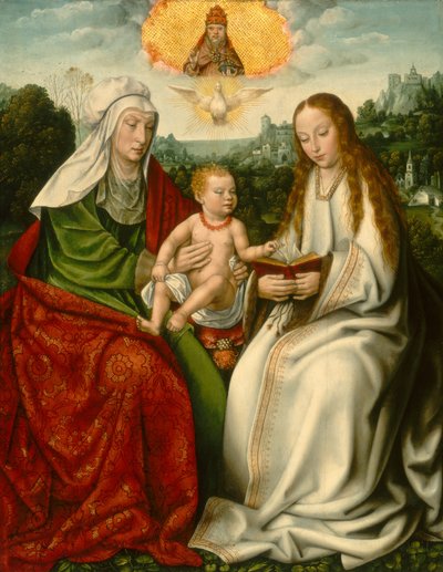 Saint Anne with the Virgin and the Christ Child, c. 1511-1515 by Master of Frankfurt
