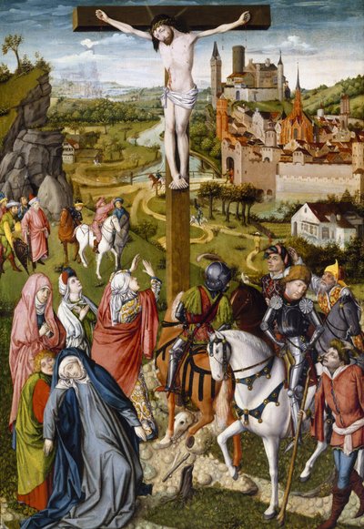 The Crucifixion by Master of Georg Muehlichs Meisterlin Chronicle attr. to Master of Georg Muehlichs Meisterlin Chronicle attr. to