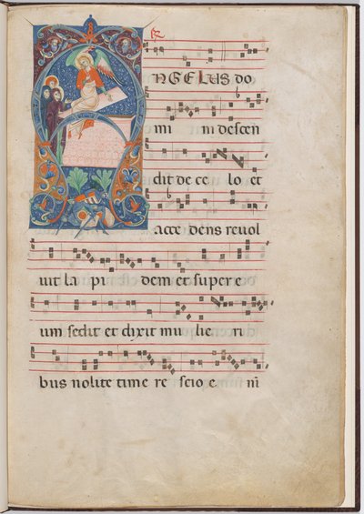 The Three Maries at the Tomb with the Angel of the Resurrection by Master of Imola