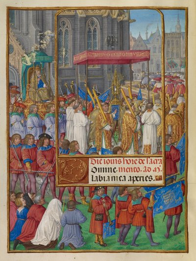 Procession for Corpus Christi by Master of James IV of Scotland