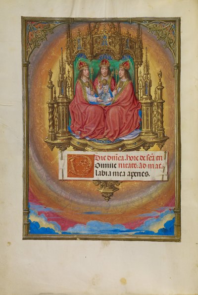 The Holy Trinity Enthroned by Master of James IV of Scotland