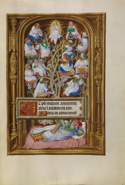The Tree of Jesse by Master of James IV of Scotland