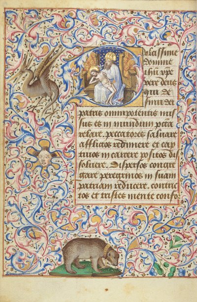 The Throne of Grace Trinity by Master of Jean Rolin II (Hand B)